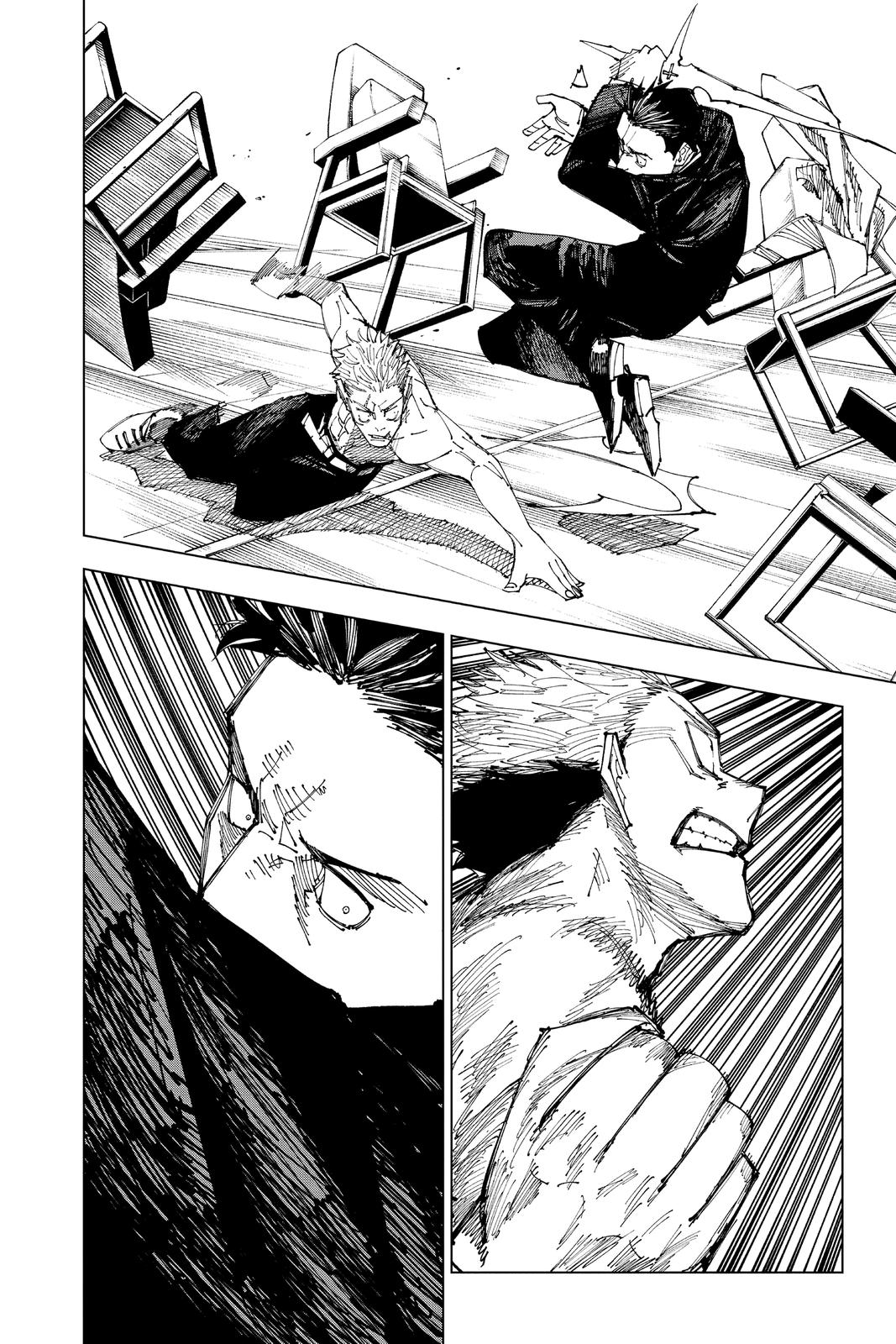 Jujutsu Kaisen Manga Chapter 166 page 10 - Tokyo No. 1 Colony, Part 6 scene