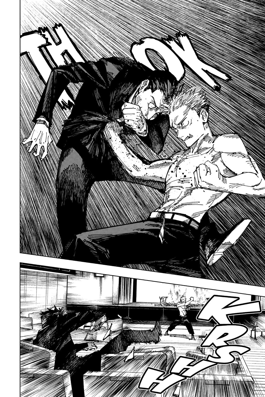 Jujutsu Kaisen Manga Chapter 166 page 14 - Tokyo No. 1 Colony, Part 6 scene