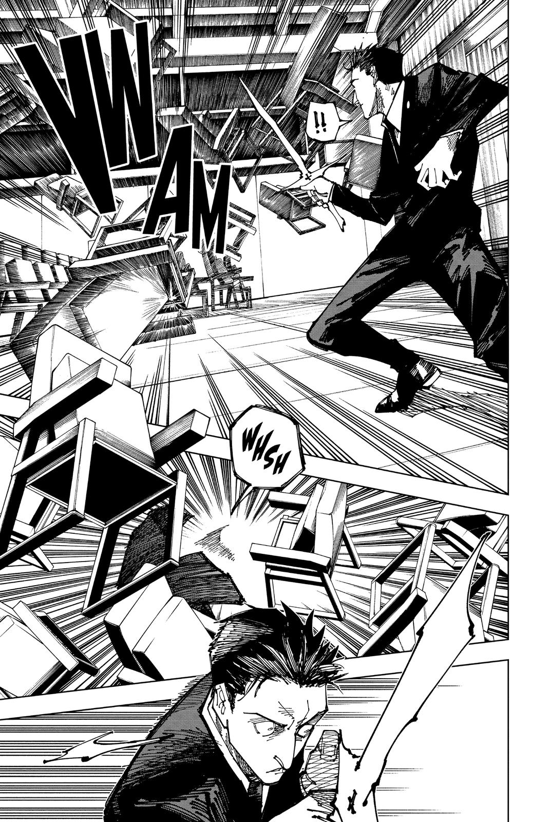 Jujutsu Kaisen Manga Chapter 166 page 7 - Tokyo No. 1 Colony, Part 6 scene