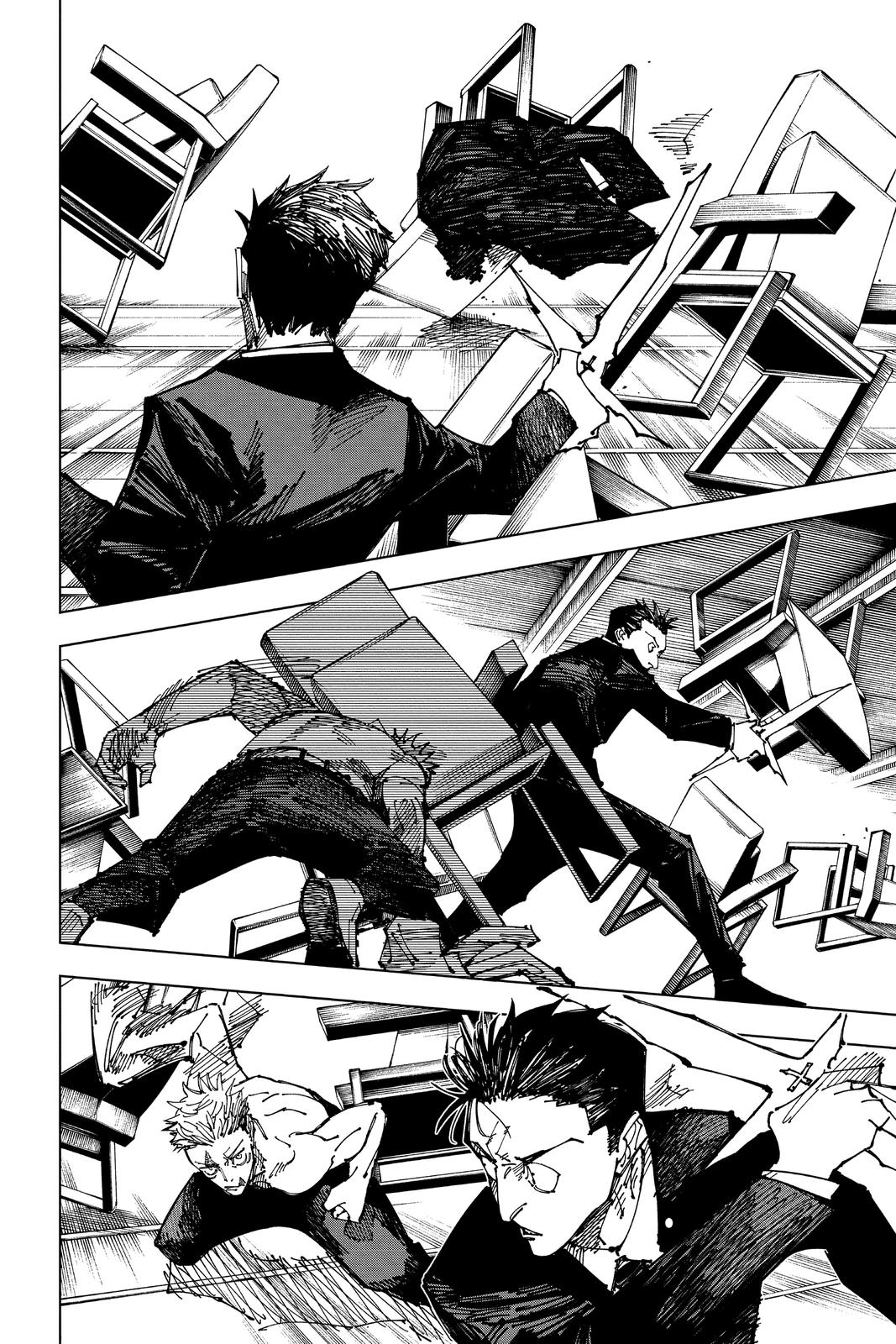 Jujutsu Kaisen Manga Chapter 166 page 8 - Tokyo No. 1 Colony, Part 6 scene