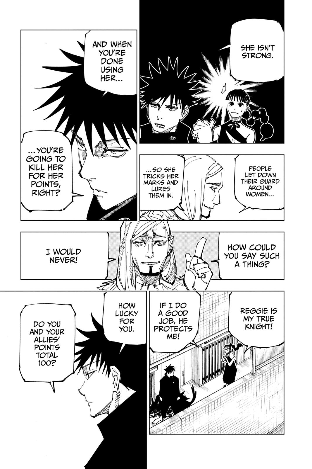 Jujutsu Kaisen Manga Chapter 167 page 11 - Tokyo No. 1 Colony, Part 7 scene