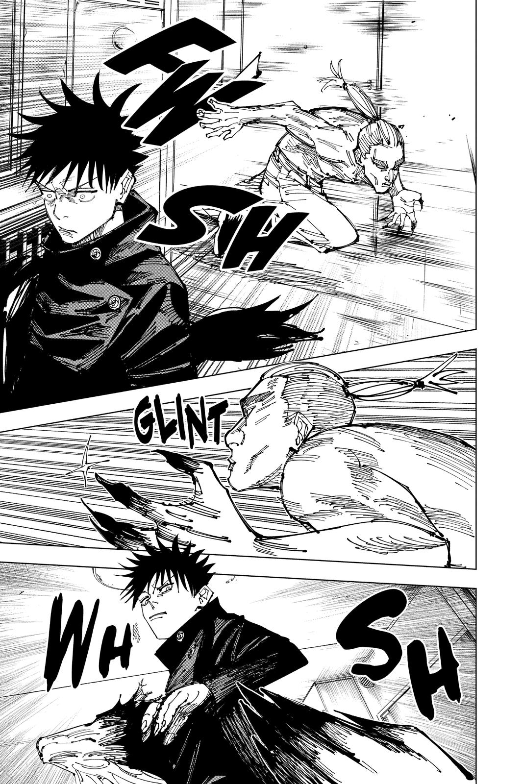 Jujutsu Kaisen Manga Chapter 167 page 13 - Tokyo No. 1 Colony, Part 7 scene