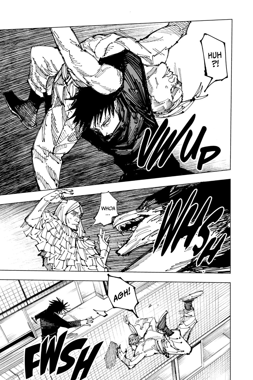 Jujutsu Kaisen Manga Chapter 167 page 15 - Tokyo No. 1 Colony, Part 7 scene