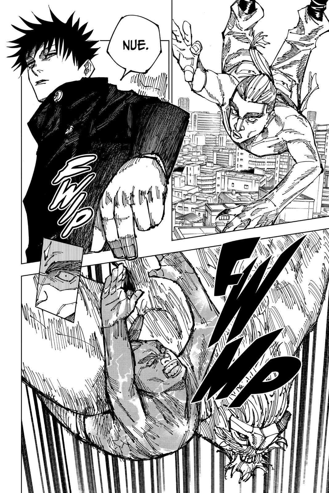 Jujutsu Kaisen Manga Chapter 167 page 16 - Tokyo No. 1 Colony, Part 7 scene