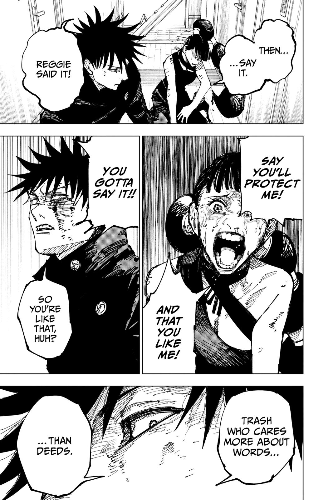 Jujutsu Kaisen Manga Chapter 168 page 11 - Tokyo No. 1 Colony, Part 8 scene