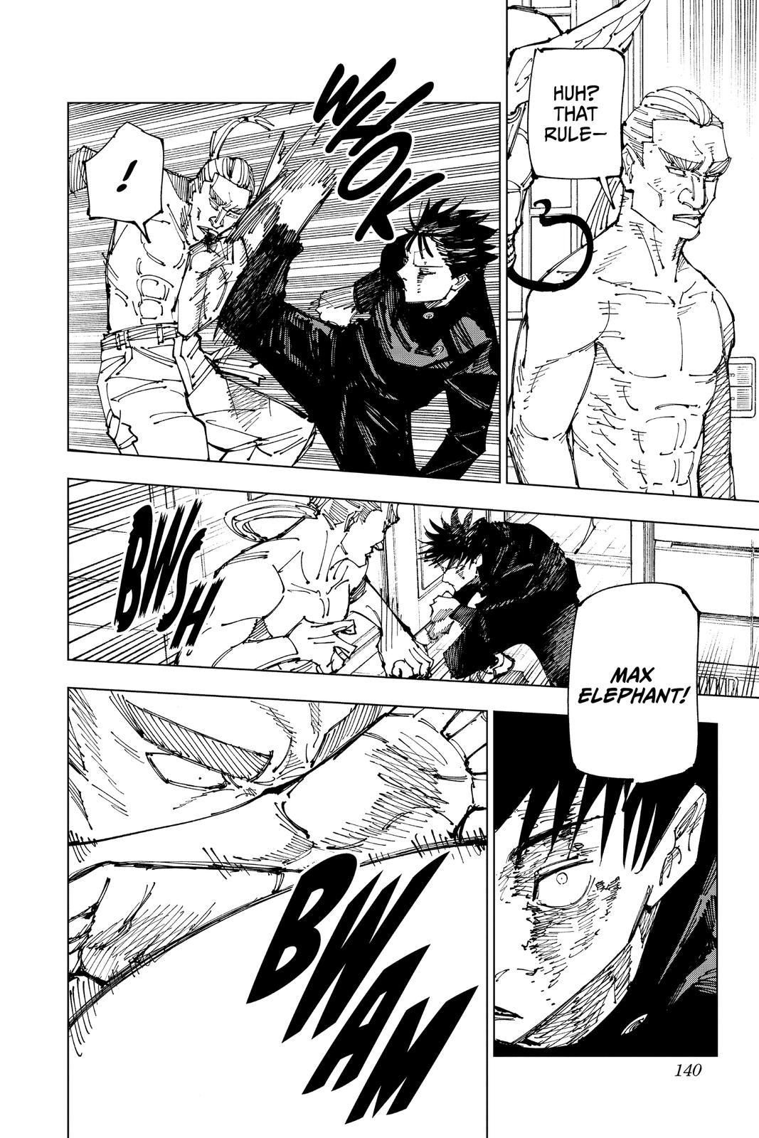 Jujutsu Kaisen Manga Chapter 168 page 14 - Tokyo No. 1 Colony, Part 8 scene