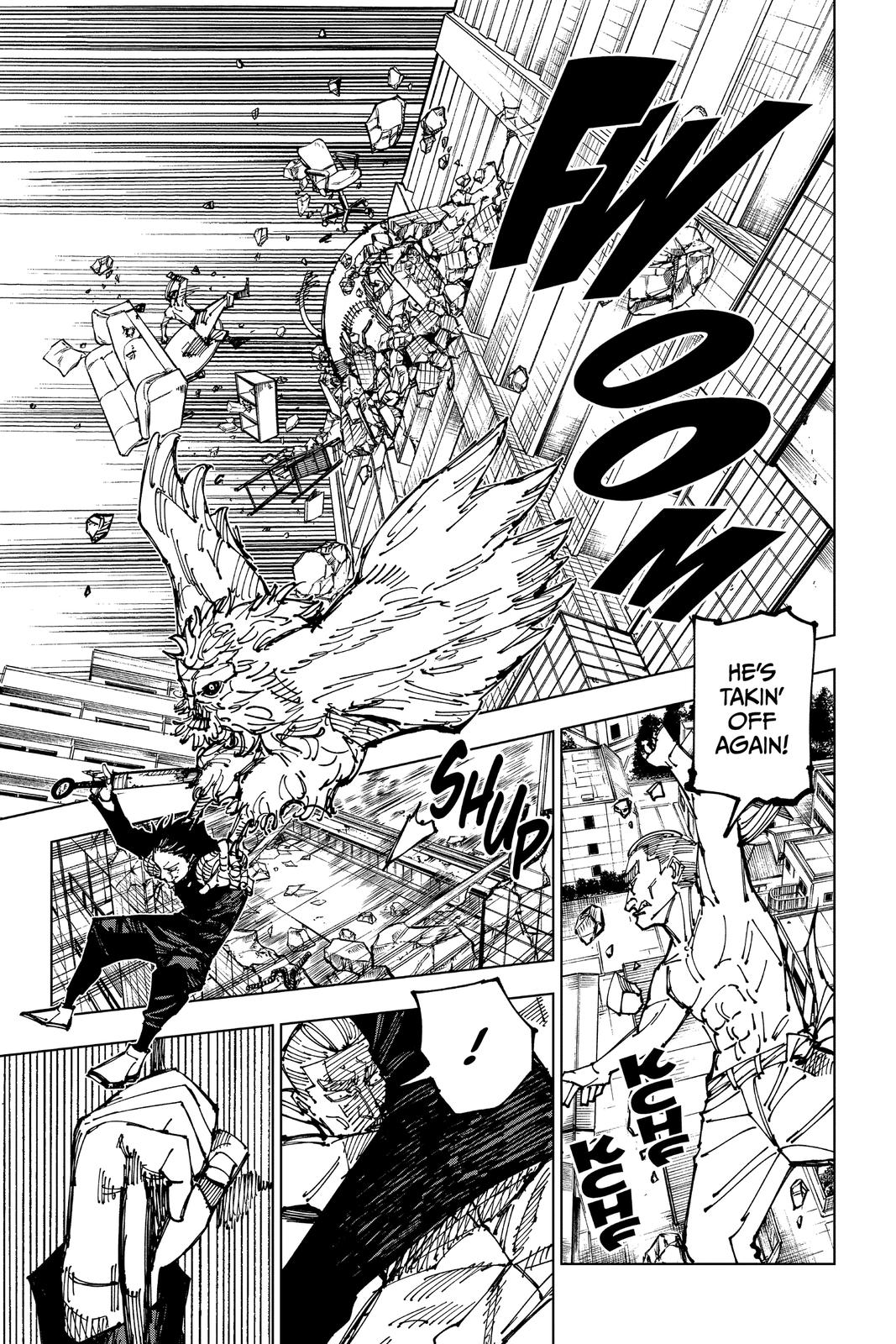 Jujutsu Kaisen Manga Chapter 168 page 15 - Tokyo No. 1 Colony, Part 8 scene