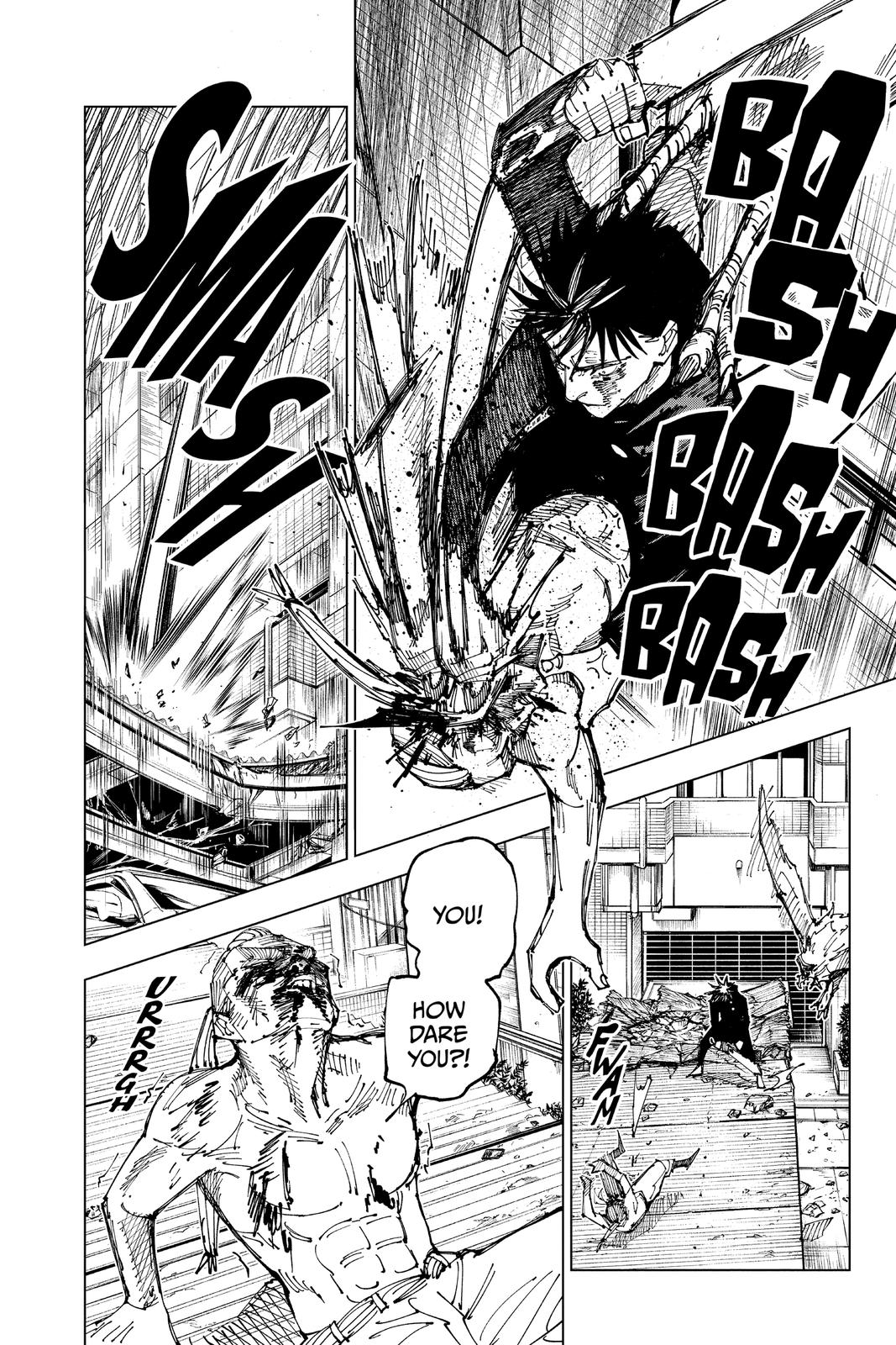 Jujutsu Kaisen Manga Chapter 168 page 16 - Tokyo No. 1 Colony, Part 8 scene