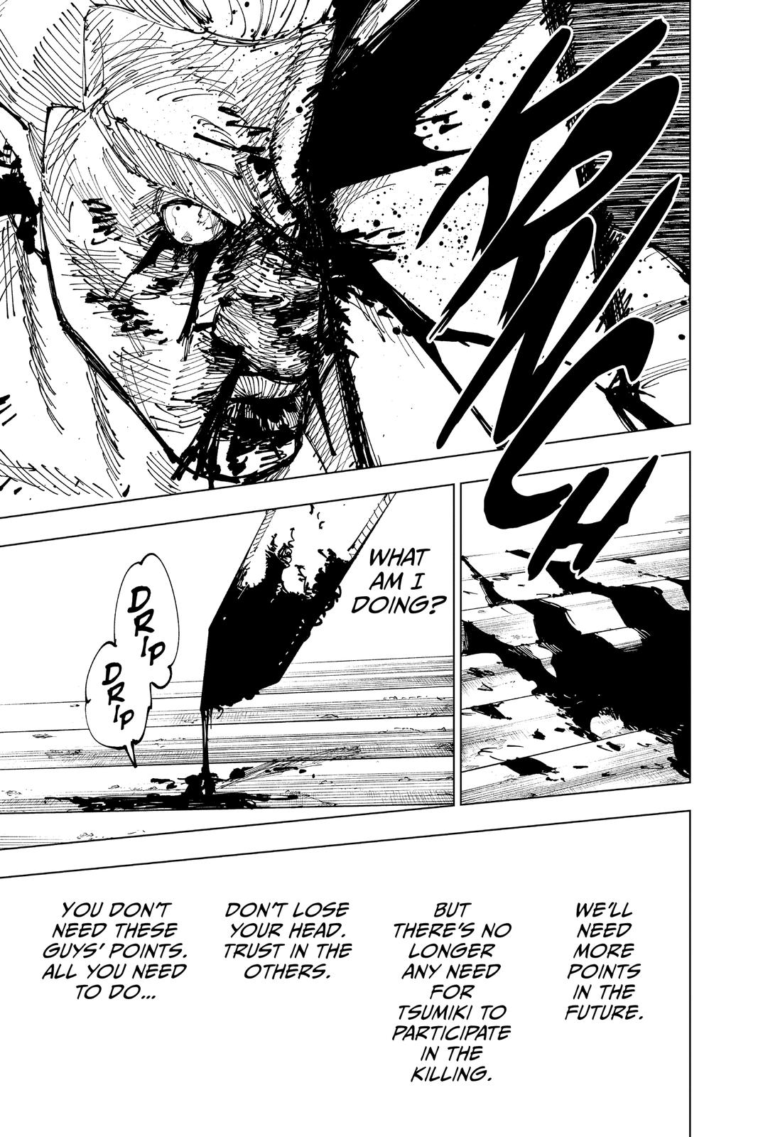 Jujutsu Kaisen Manga Chapter 168 page 17 - Tokyo No. 1 Colony, Part 8 scene