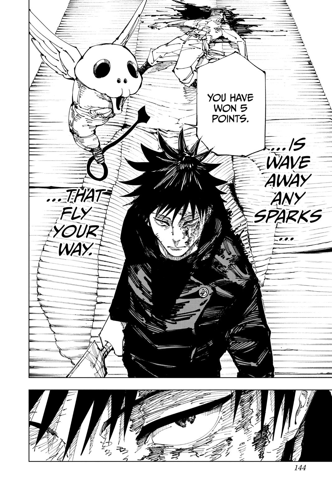 Jujutsu Kaisen Manga Chapter 168 page 18 - Tokyo No. 1 Colony, Part 8 scene