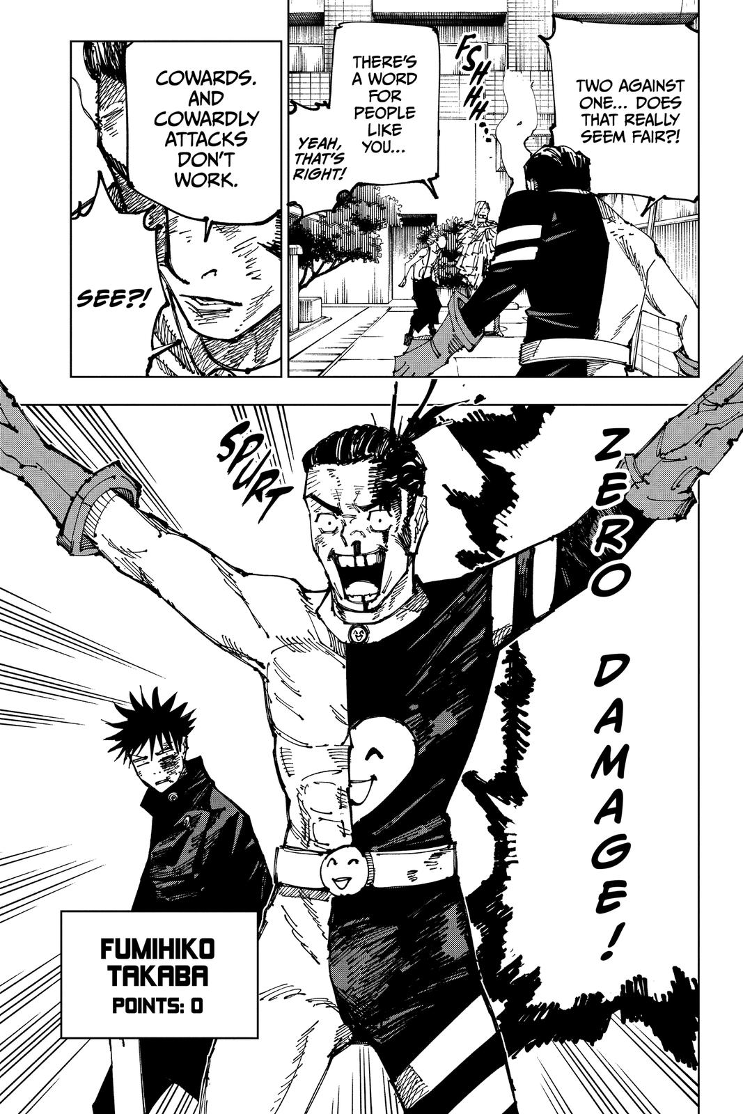 Jujutsu Kaisen Manga Chapter 168 page 21 - Tokyo No. 1 Colony, Part 8 scene