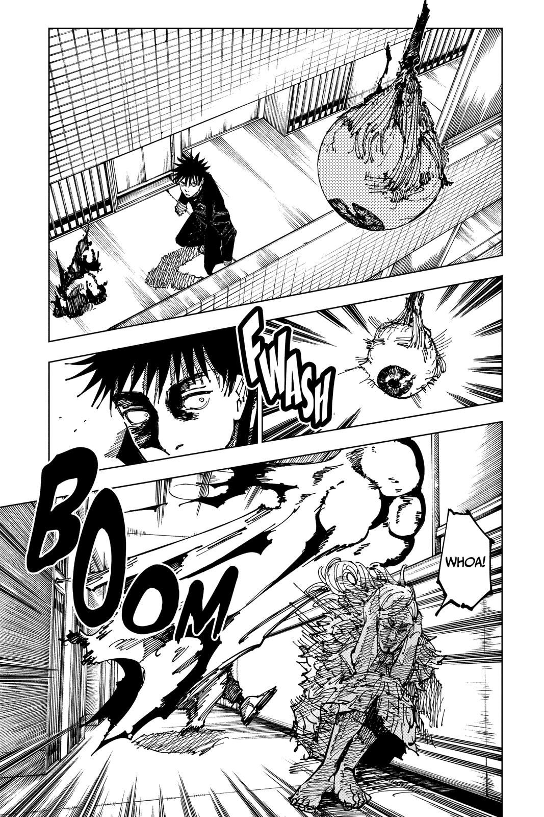 Jujutsu Kaisen Manga Chapter 168 page 3 - Tokyo No. 1 Colony, Part 8 scene