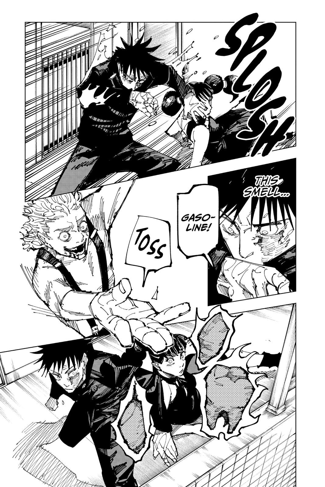 Jujutsu Kaisen Manga Chapter 168 page 7 - Tokyo No. 1 Colony, Part 8 scene