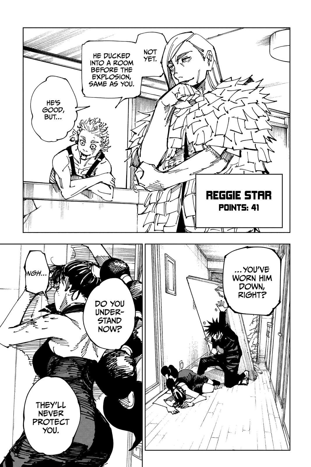 Jujutsu Kaisen Manga Chapter 168 page 9 - Tokyo No. 1 Colony, Part 8 scene