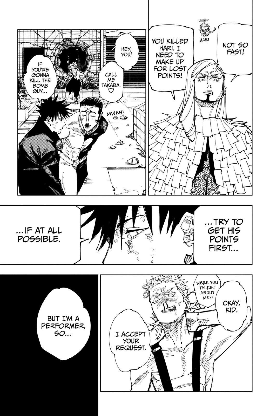 Jujutsu Kaisen Manga Chapter 169 page 10 - Tokyo No. 1 Colony, Part 9 scene