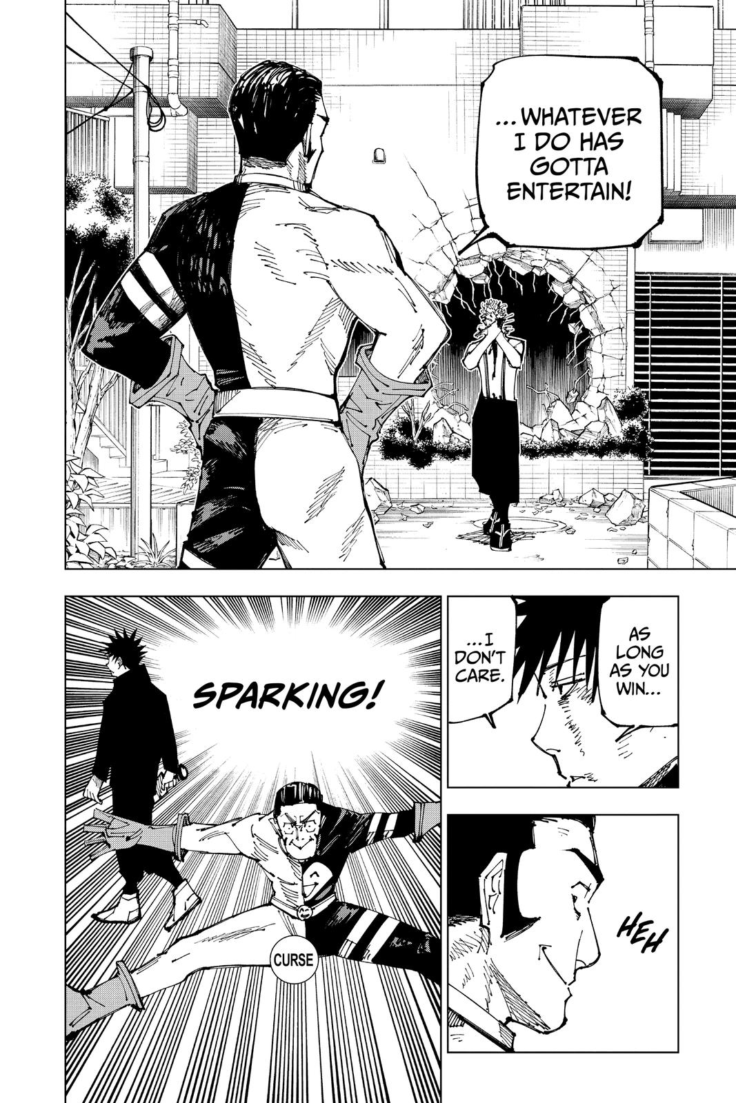 Jujutsu Kaisen Manga Chapter 169 page 11 - Tokyo No. 1 Colony, Part 9 scene