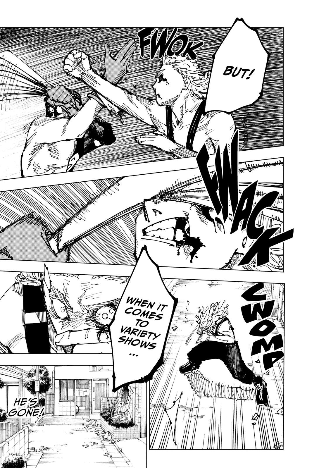 Jujutsu Kaisen Manga Chapter 169 page 14 - Tokyo No. 1 Colony, Part 9 scene