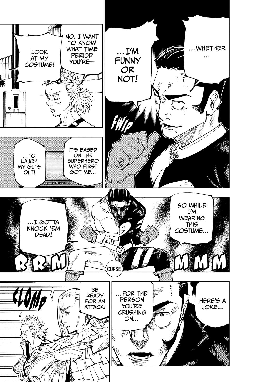 Jujutsu Kaisen Manga Chapter 169 page 3 - Tokyo No. 1 Colony, Part 9 scene