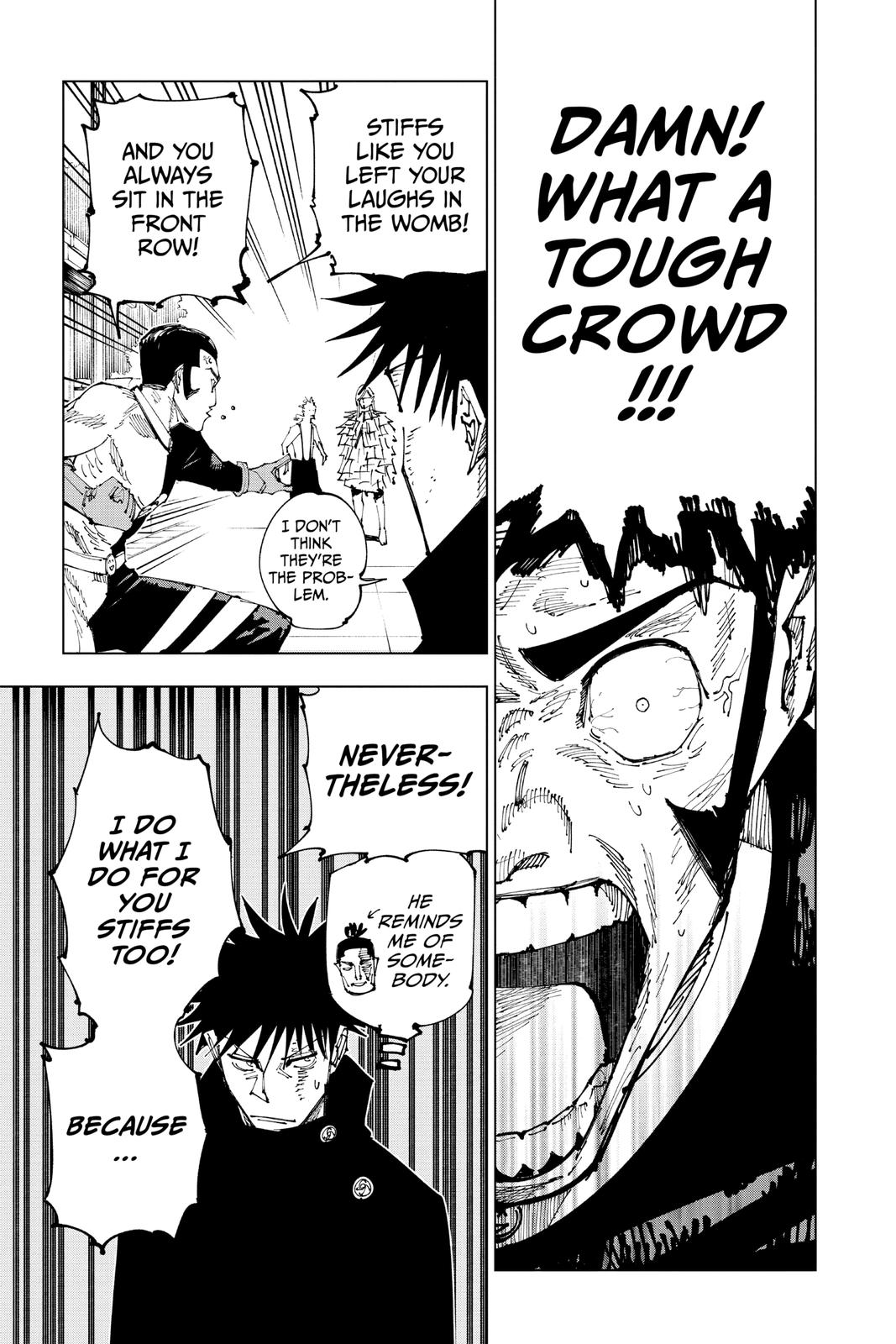 Jujutsu Kaisen Manga Chapter 169 page 5 - Tokyo No. 1 Colony, Part 9 scene