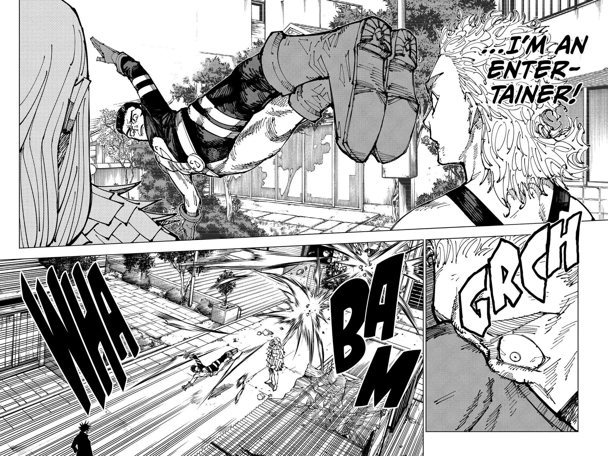 Jujutsu Kaisen Manga Chapter 169 page 6 - Tokyo No. 1 Colony, Part 9 scene