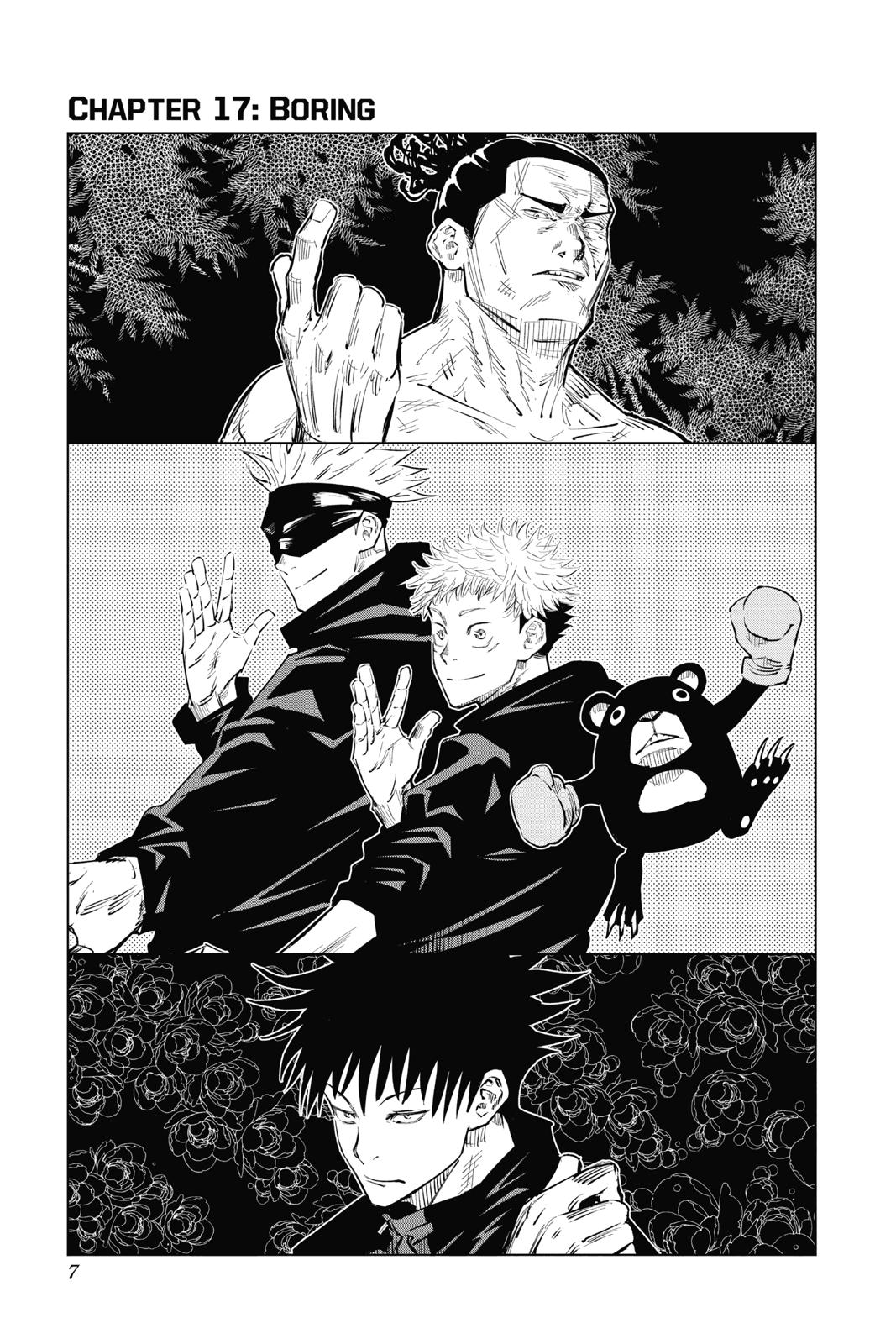 Jujutsu Kaisen Manga Chapter 17 page 7 - Boredom scene