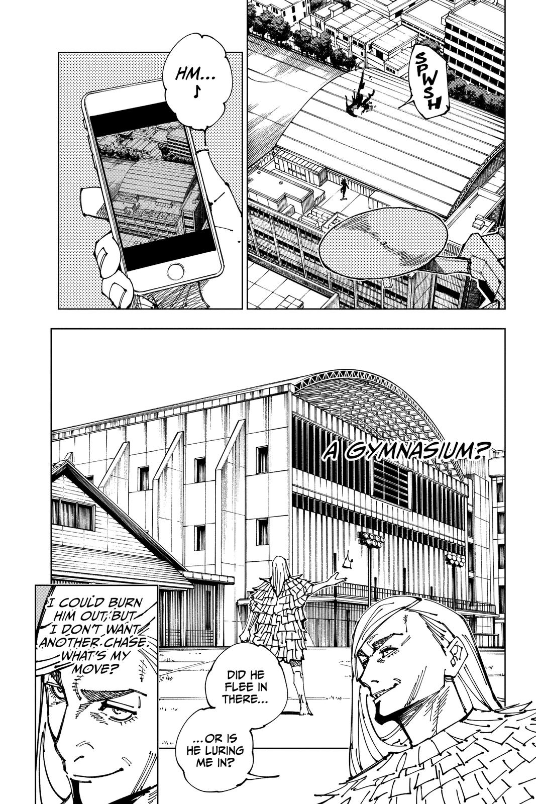 Jujutsu Kaisen Manga Chapter 170 page 11 - Tokyo No. 1 Colony, Part 10 scene