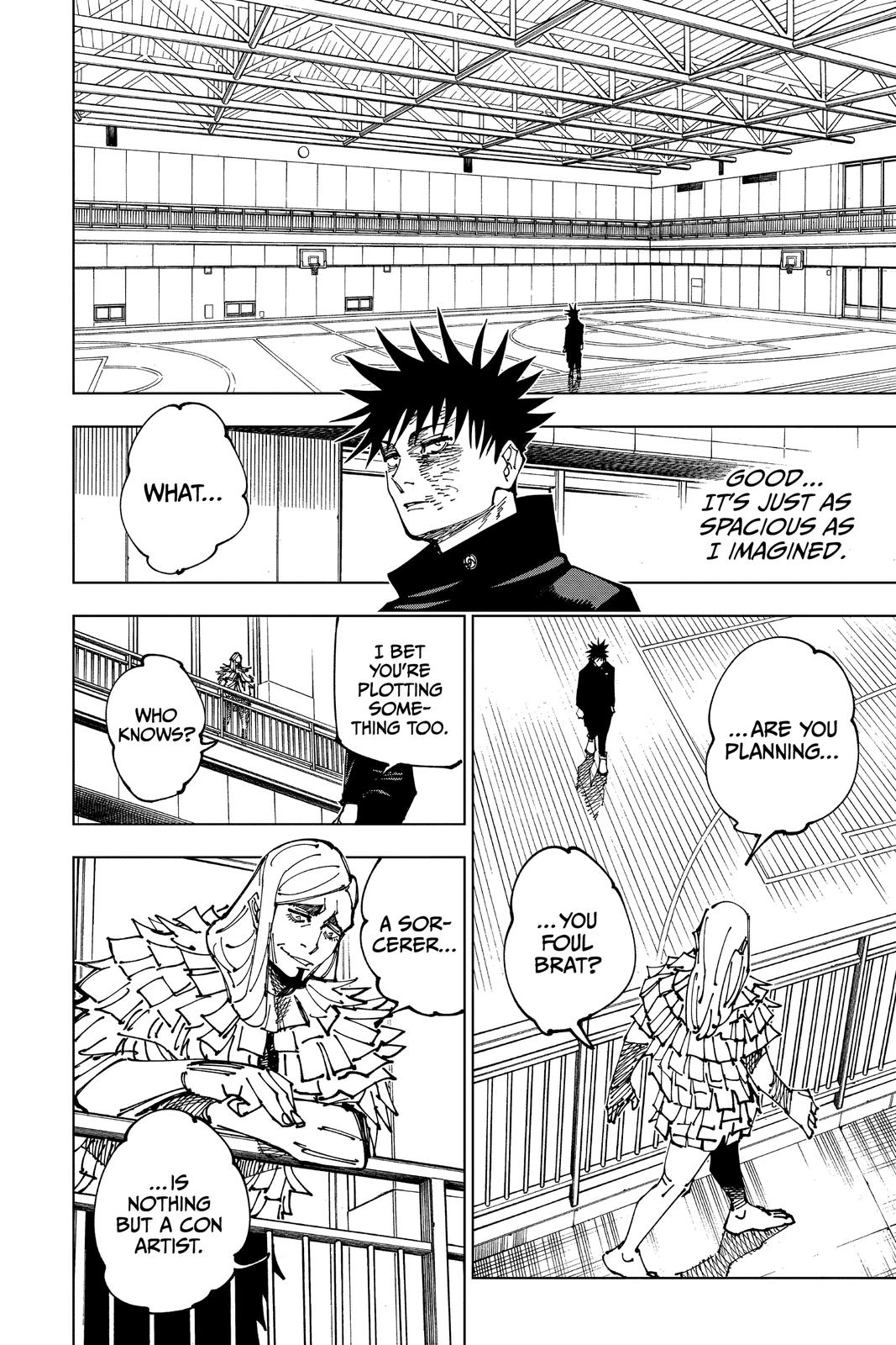 Jujutsu Kaisen Manga Chapter 170 page 12 - Tokyo No. 1 Colony, Part 10 scene