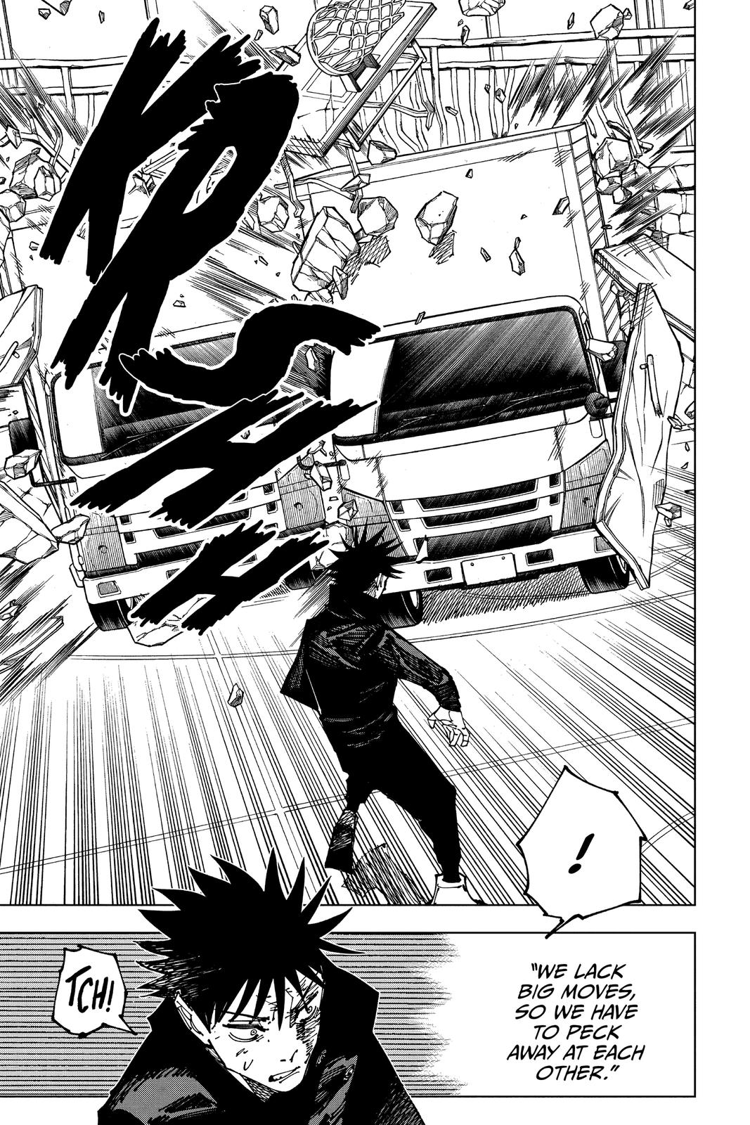 Jujutsu Kaisen Manga Chapter 170 page 13 - Tokyo No. 1 Colony, Part 10 scene