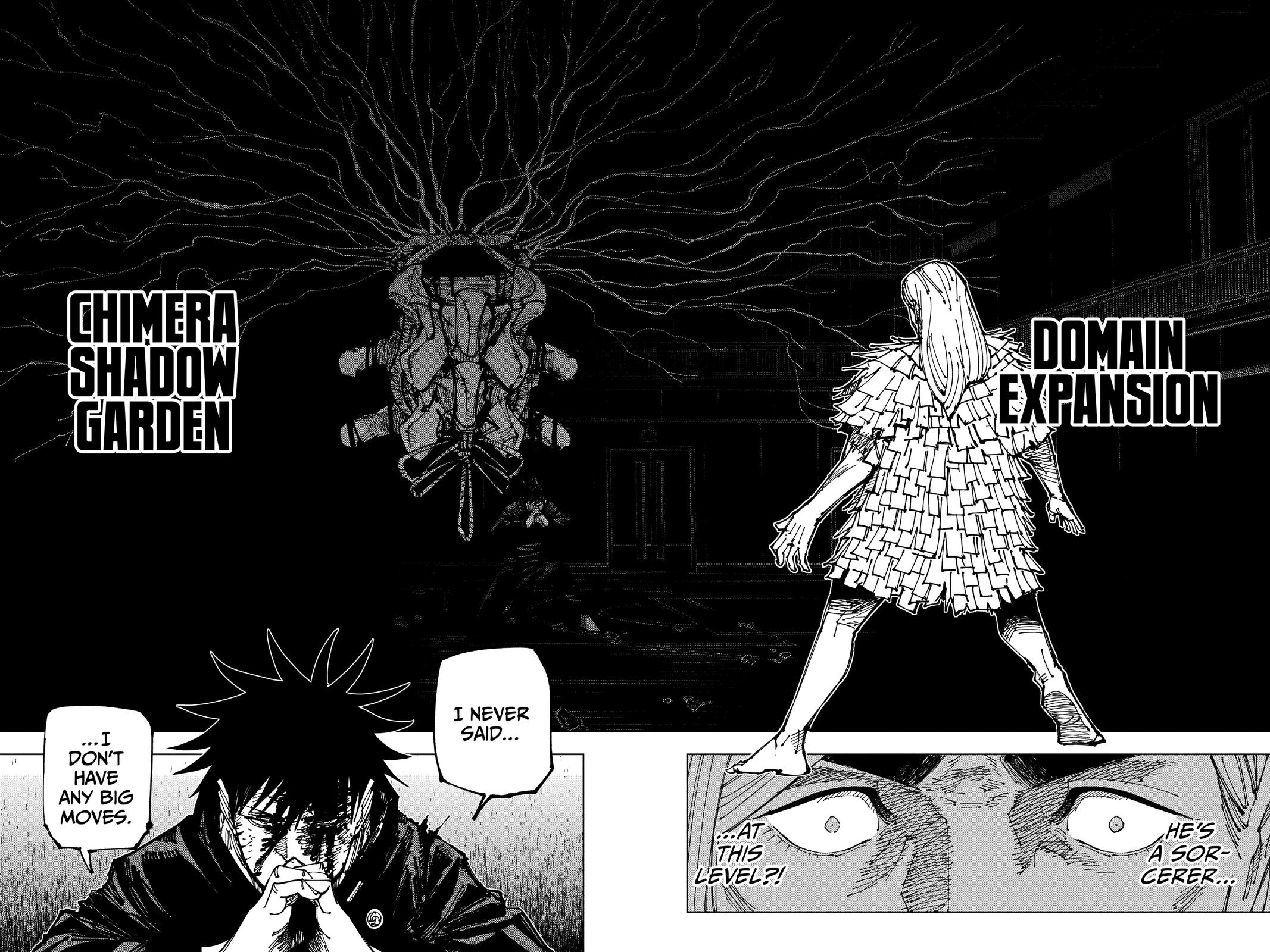 Jujutsu Kaisen Manga Chapter 170 page 18 - Tokyo No. 1 Colony, Part 10 scene