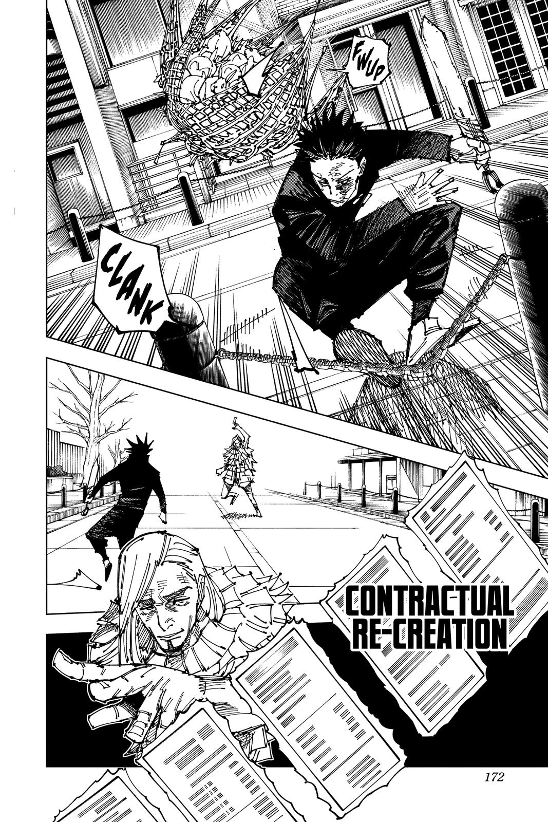 Jujutsu Kaisen Manga Chapter 170 page 4 - Tokyo No. 1 Colony, Part 10 scene