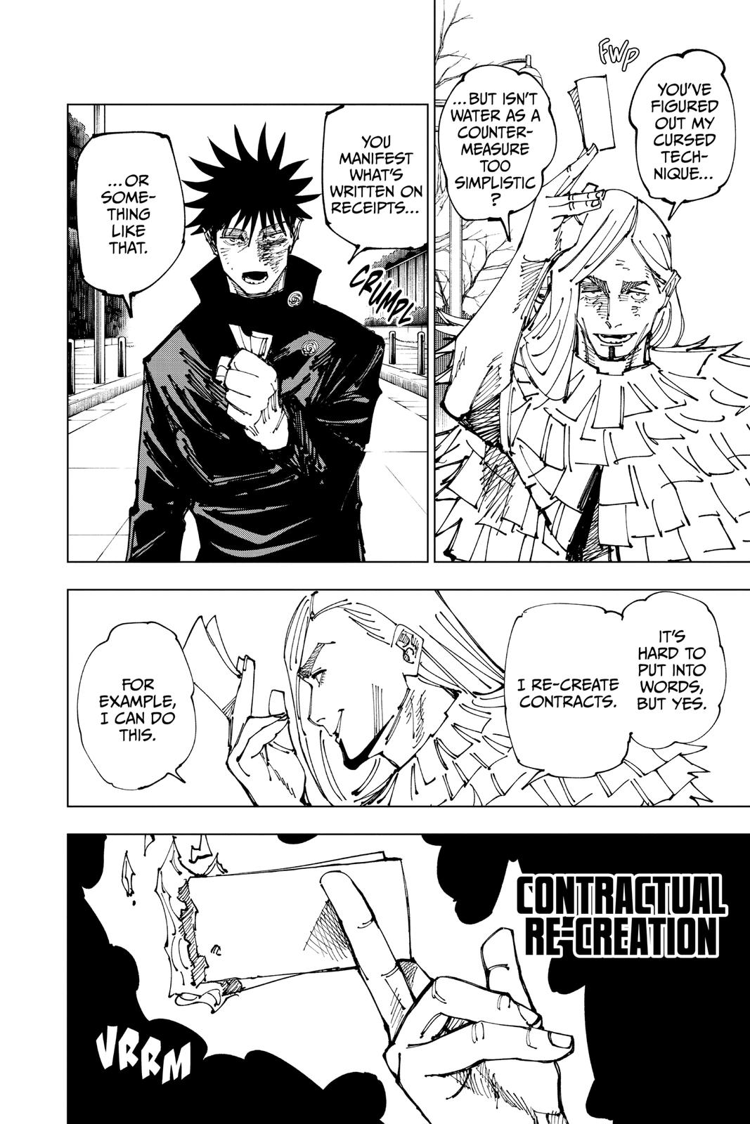 Jujutsu Kaisen Manga Chapter 170 page 6 - Tokyo No. 1 Colony, Part 10 scene