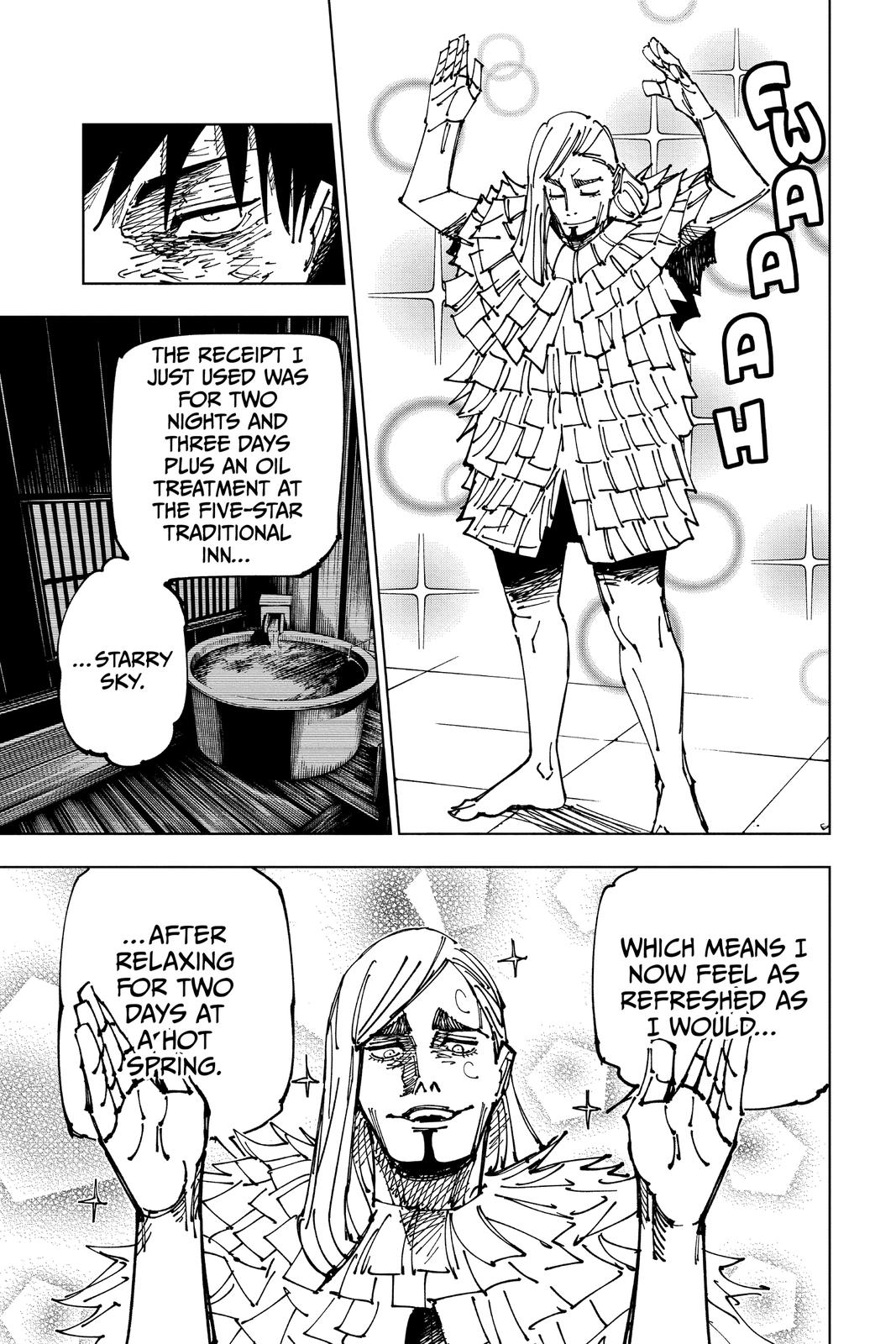 Jujutsu Kaisen Manga Chapter 170 page 7 - Tokyo No. 1 Colony, Part 10 scene