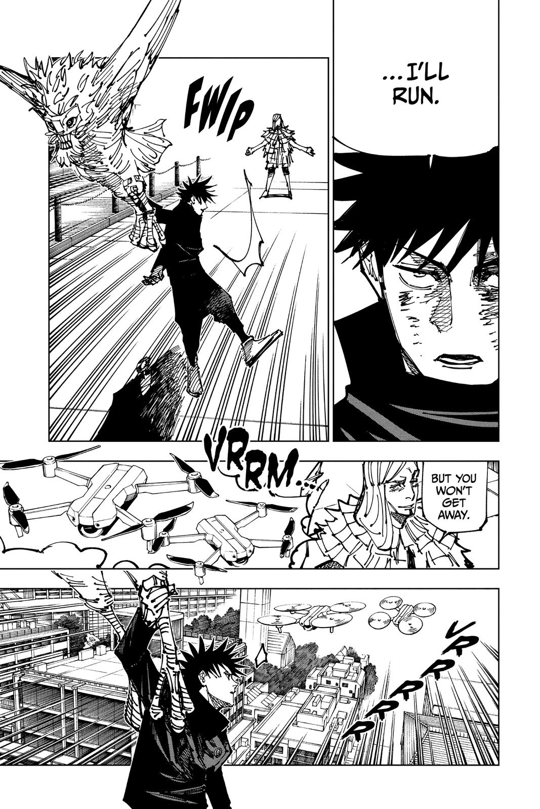 Jujutsu Kaisen Manga Chapter 170 page 9 - Tokyo No. 1 Colony, Part 10 scene