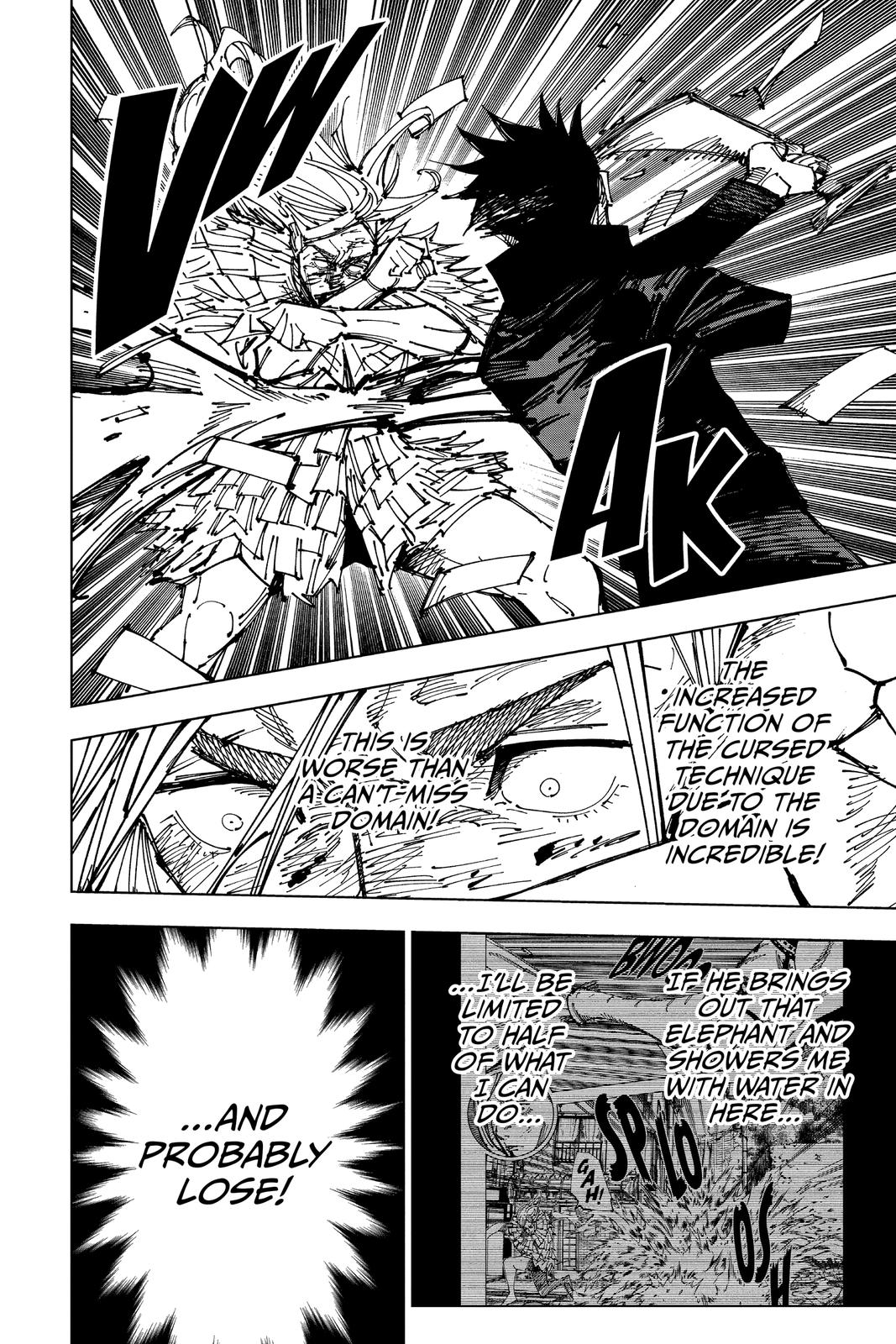 Jujutsu Kaisen Manga Chapter 171 page 12 - Tokyo No. 1 Colony, Part 11 scene