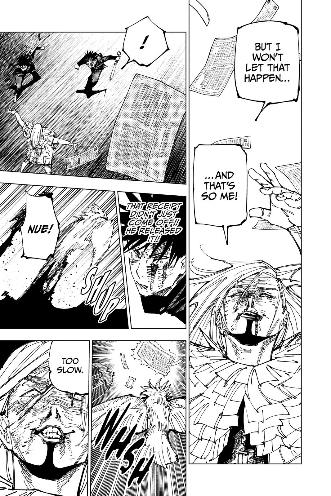 Jujutsu Kaisen Manga Chapter 171 page 13 - Tokyo No. 1 Colony, Part 11 scene