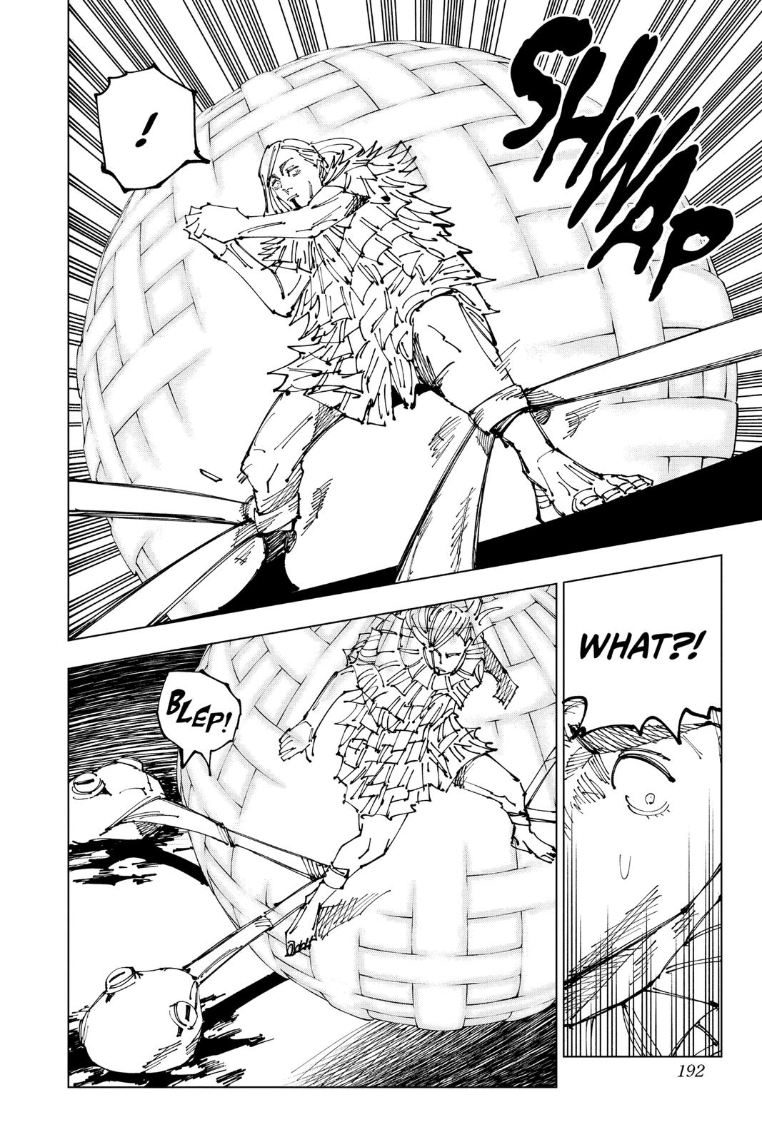 Jujutsu Kaisen Manga Chapter 171 page 4 - Tokyo No. 1 Colony, Part 11 scene