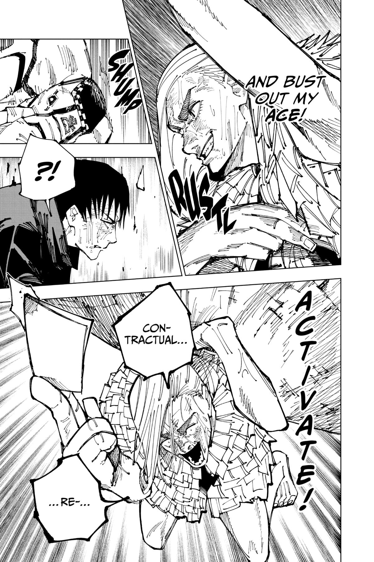 Jujutsu Kaisen Manga Chapter 172 page 11 - Tokyo No. 1 Colony, Part 12 scene