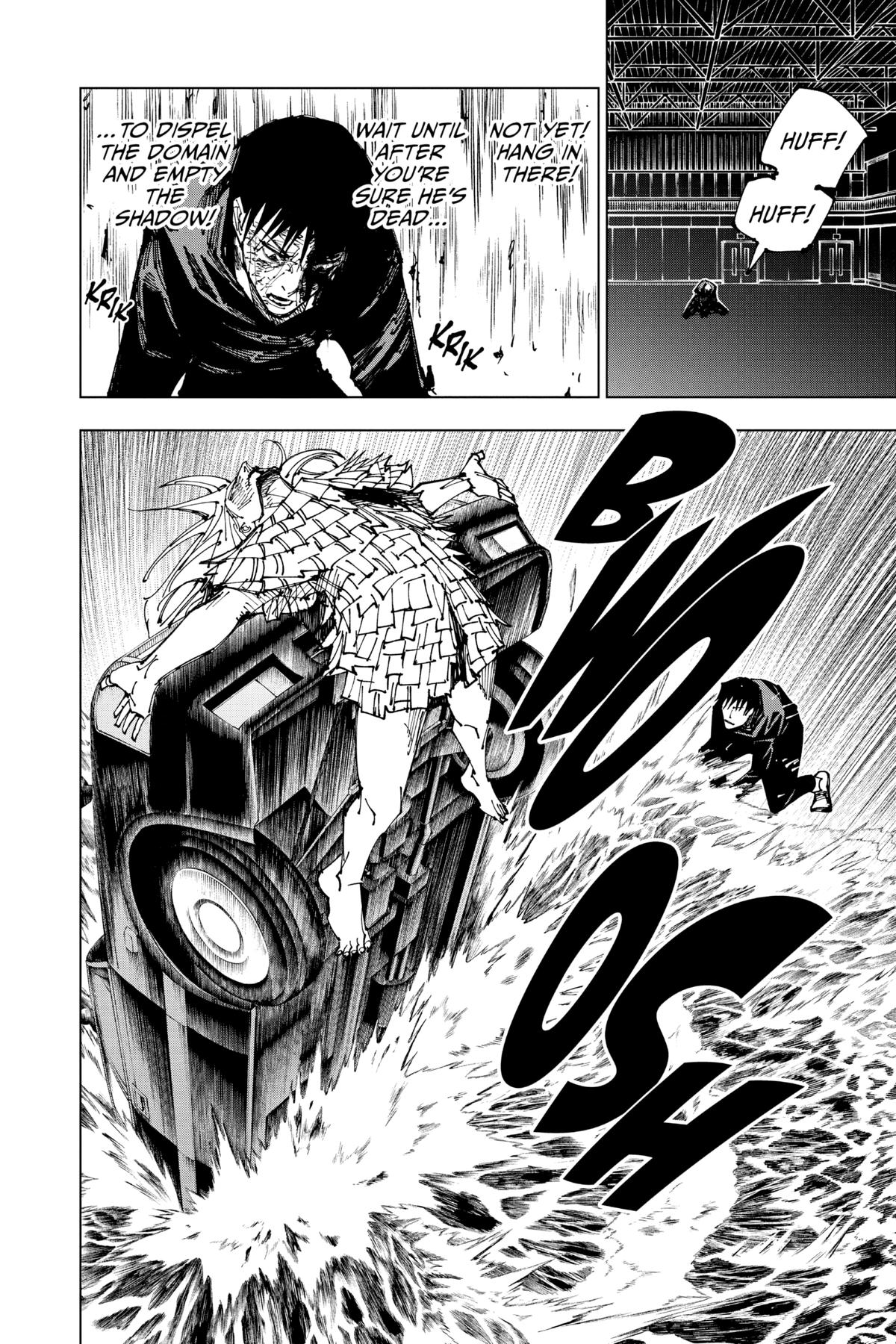 Jujutsu Kaisen Manga Chapter 172 page 14 - Tokyo No. 1 Colony, Part 12 scene