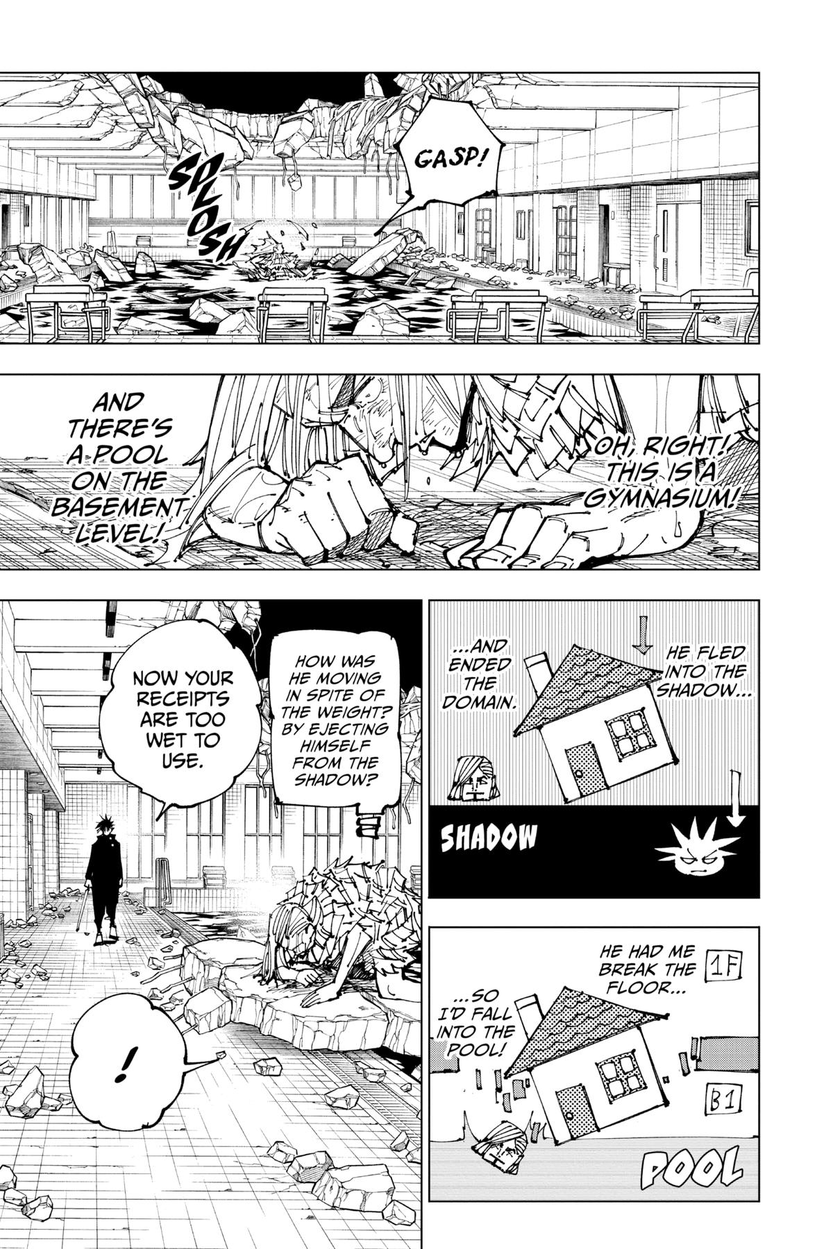 Jujutsu Kaisen Manga Chapter 172 page 18 - Tokyo No. 1 Colony, Part 12 scene