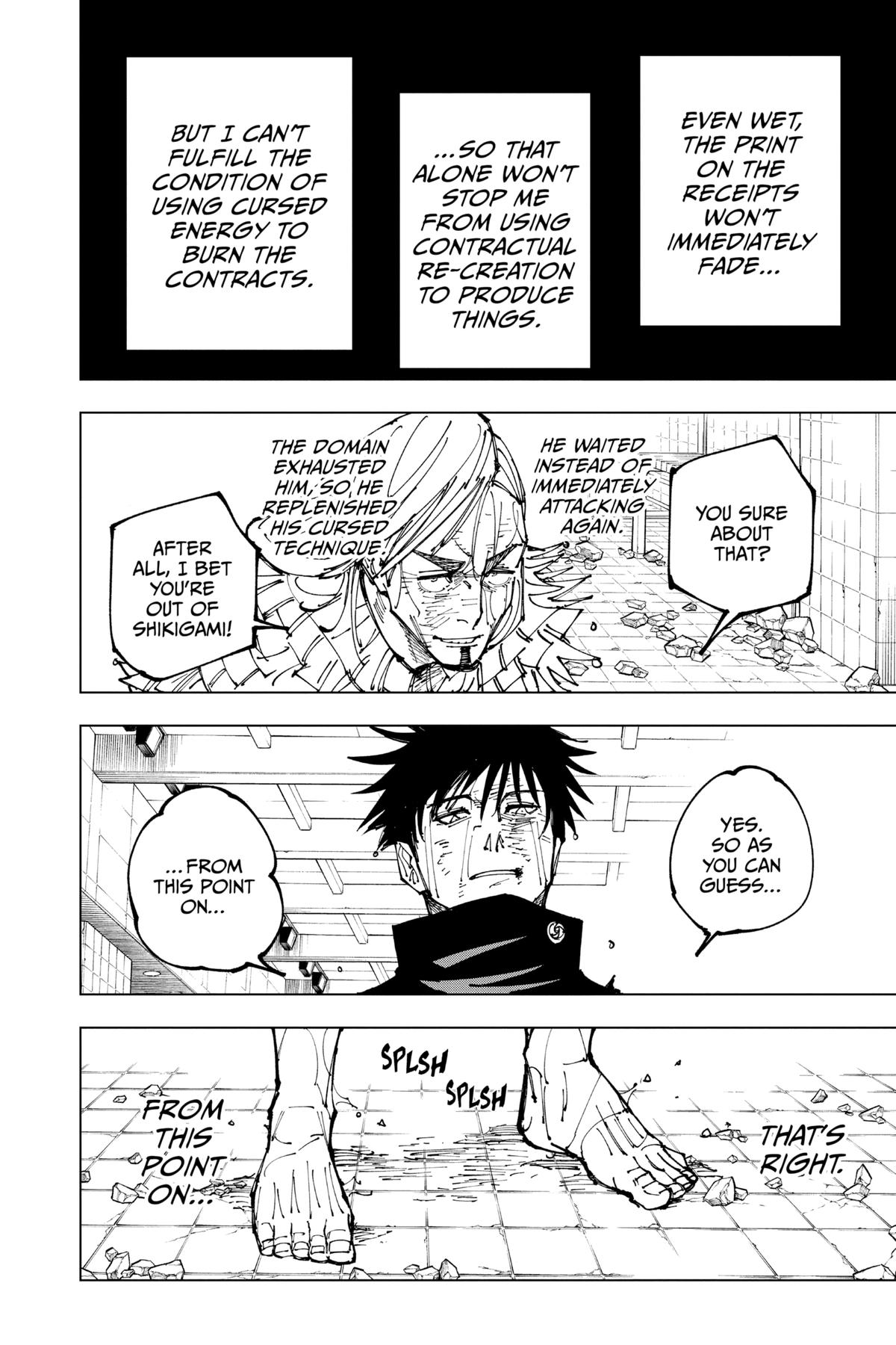 Jujutsu Kaisen Manga Chapter 172 page 19 - Tokyo No. 1 Colony, Part 12 scene