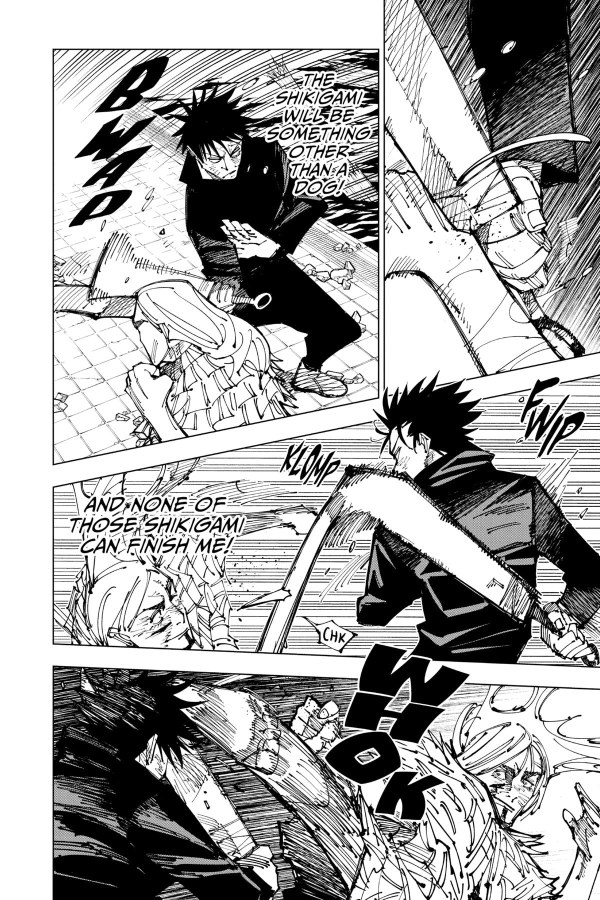 Jujutsu Kaisen Manga Chapter 172 page 21 - Tokyo No. 1 Colony, Part 12 scene