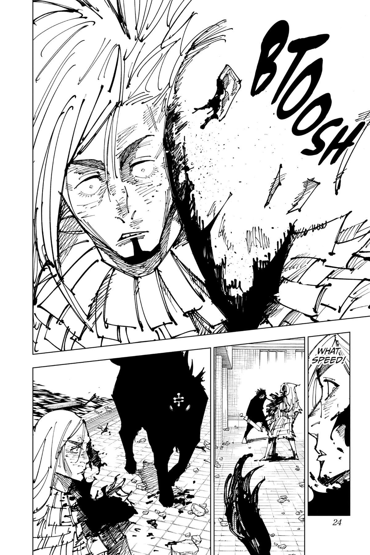 Jujutsu Kaisen Manga Chapter 172 page 23 - Tokyo No. 1 Colony, Part 12 scene