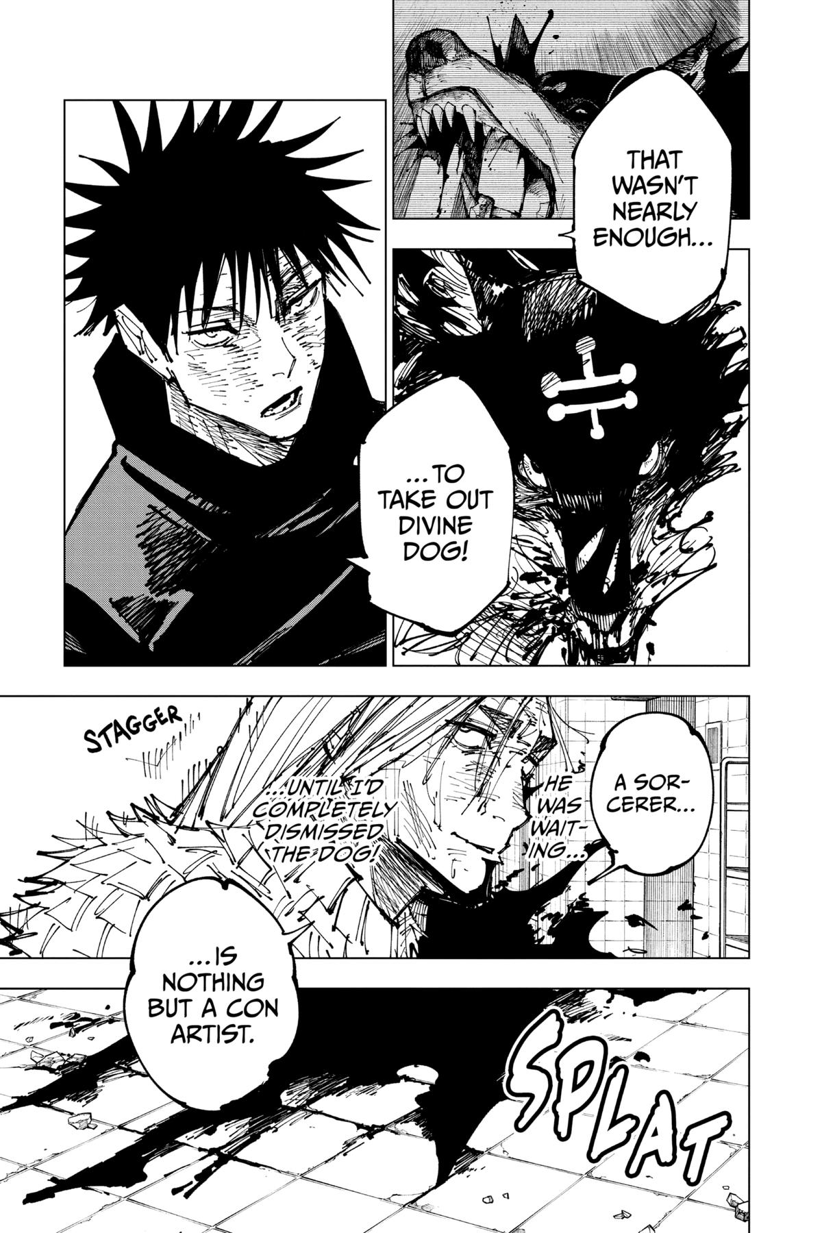Jujutsu Kaisen Manga Chapter 172 page 24 - Tokyo No. 1 Colony, Part 12 scene