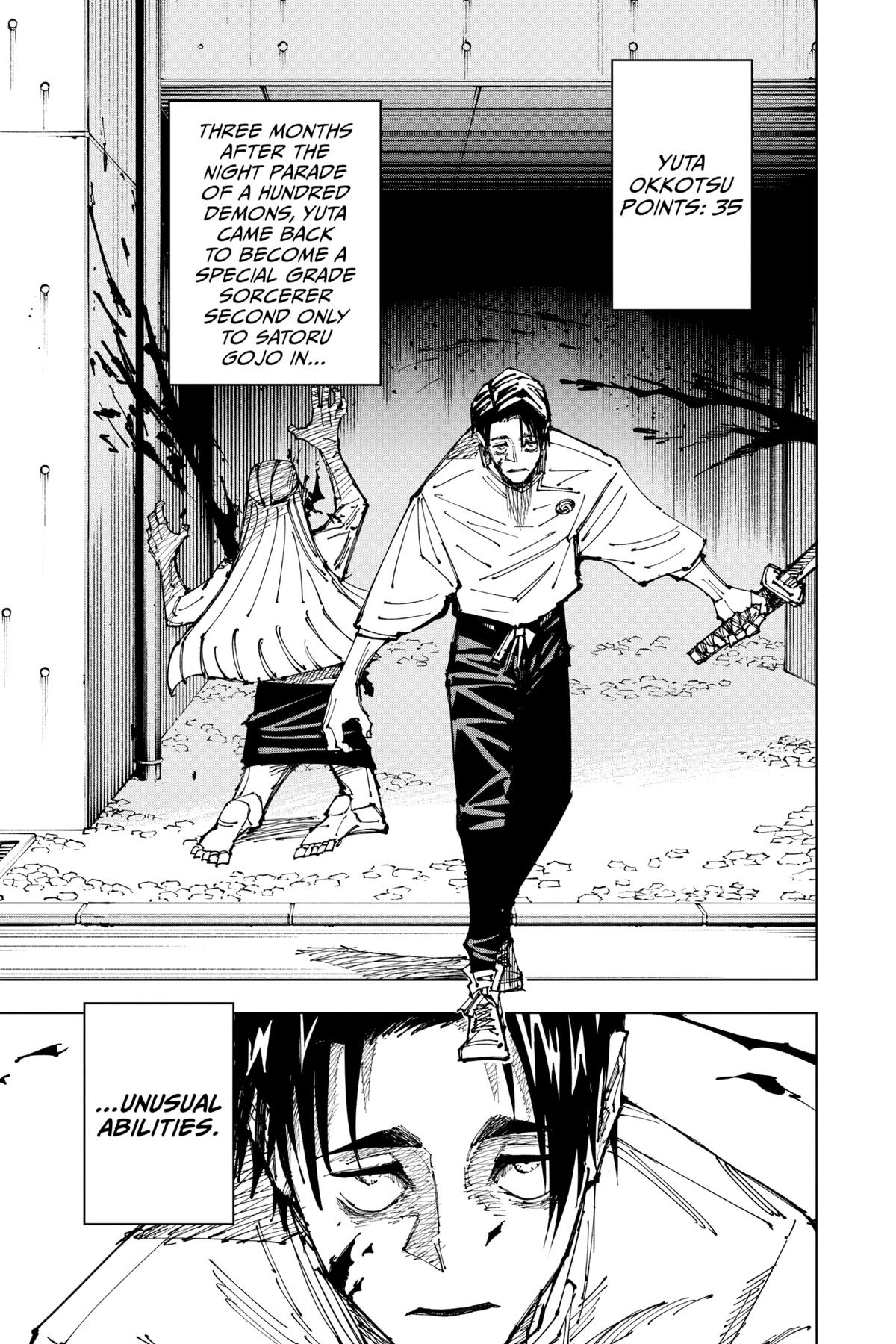 Jujutsu Kaisen Manga Chapter 173 page 19 - Tokyo No. 1 Colony, Part 13 scene