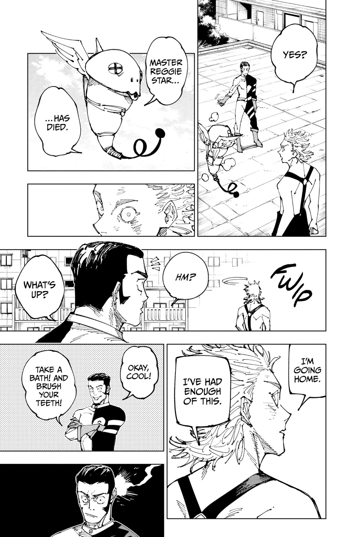 Jujutsu Kaisen Manga Chapter 173 page 7 - Tokyo No. 1 Colony, Part 13 scene