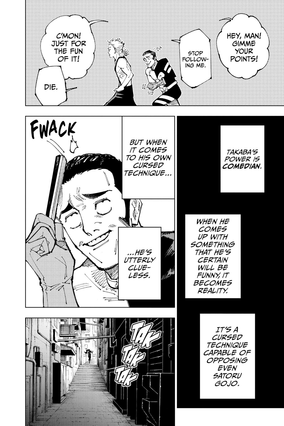 Jujutsu Kaisen Manga Chapter 173 page 8 - Tokyo No. 1 Colony, Part 13 scene