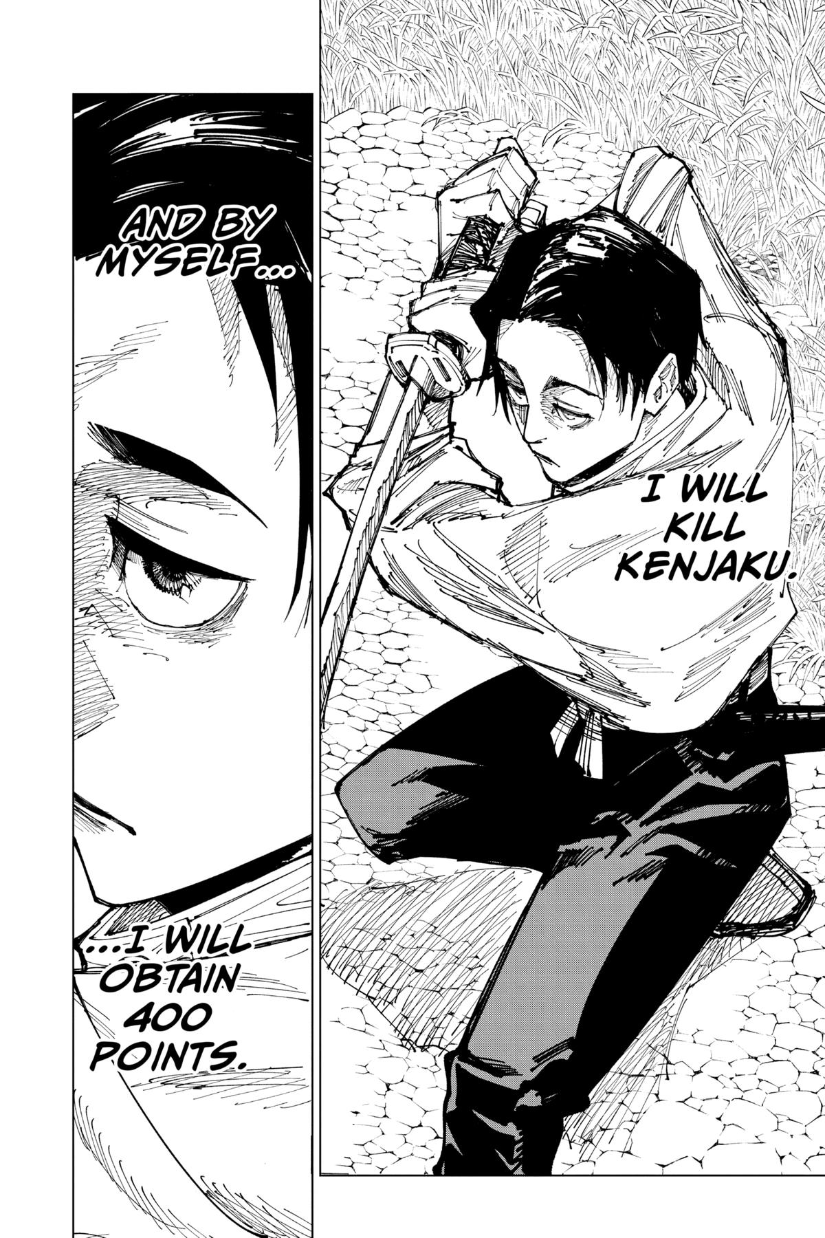 Jujutsu Kaisen Manga Chapter 174 page 17 - Sendai Colony, Part 1 scene