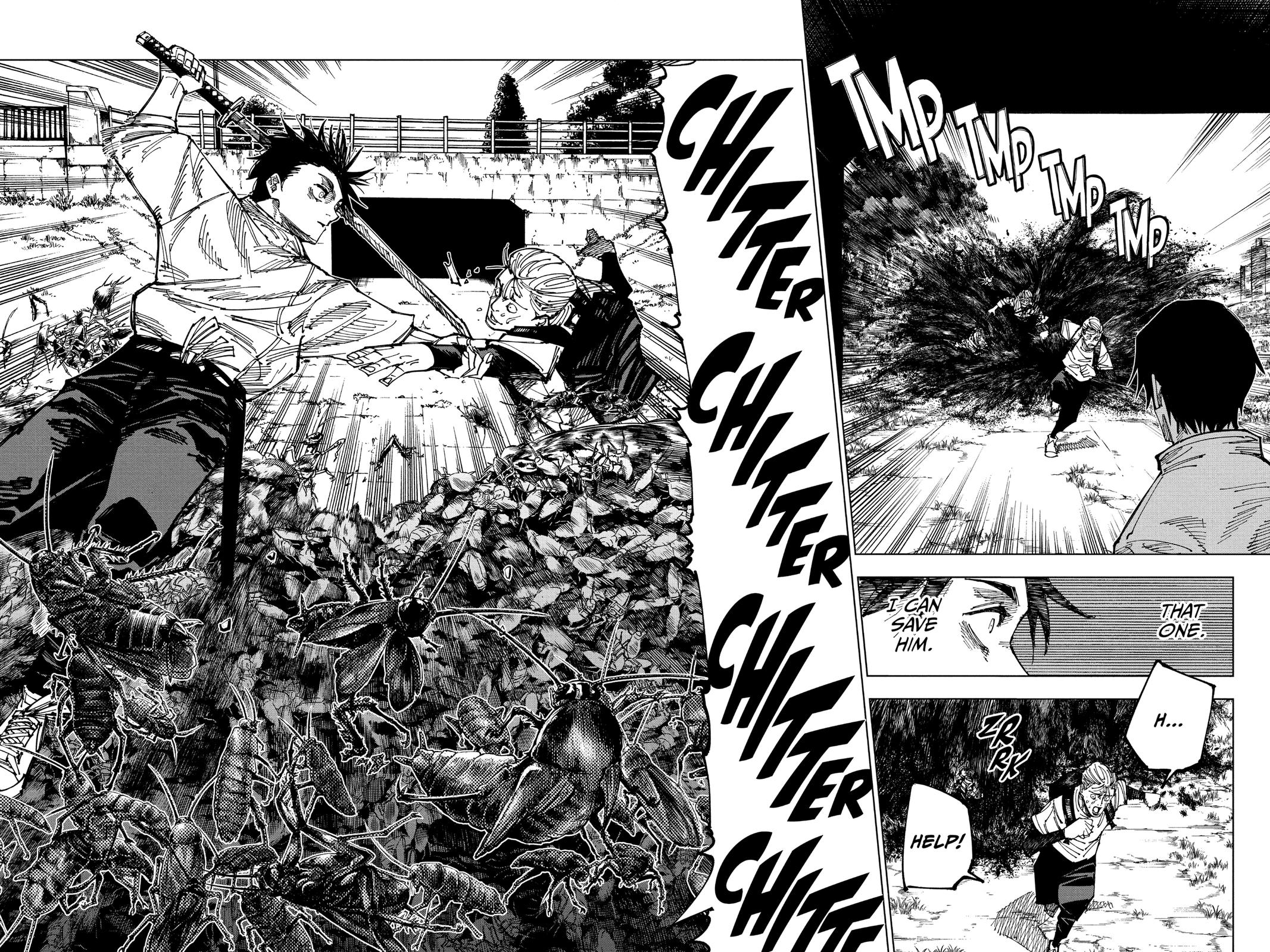 Jujutsu Kaisen Manga Chapter 174 page 6 - Sendai Colony, Part 1 scene