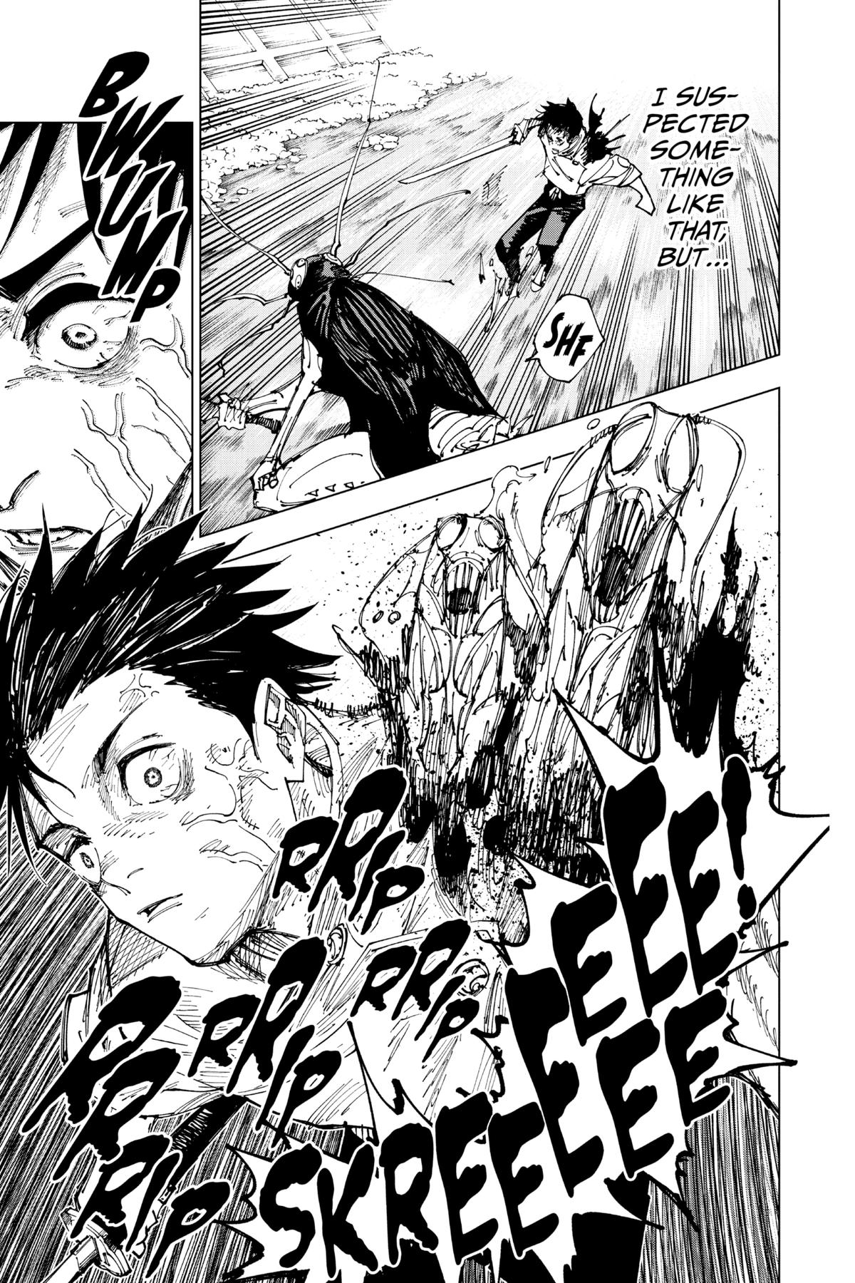 Jujutsu Kaisen Manga Chapter 175 page 13 - Sendai Colony, Part 2 scene