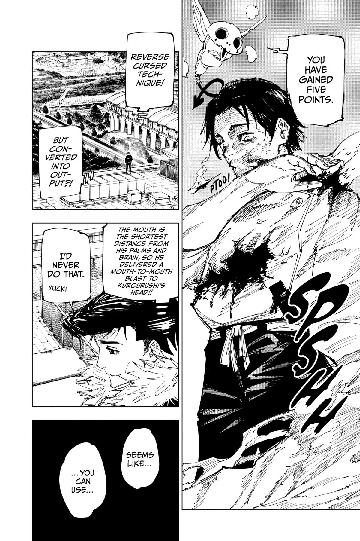 Jujutsu Kaisen Manga Chapter 175 page 18 - Sendai Colony, Part 2 scene